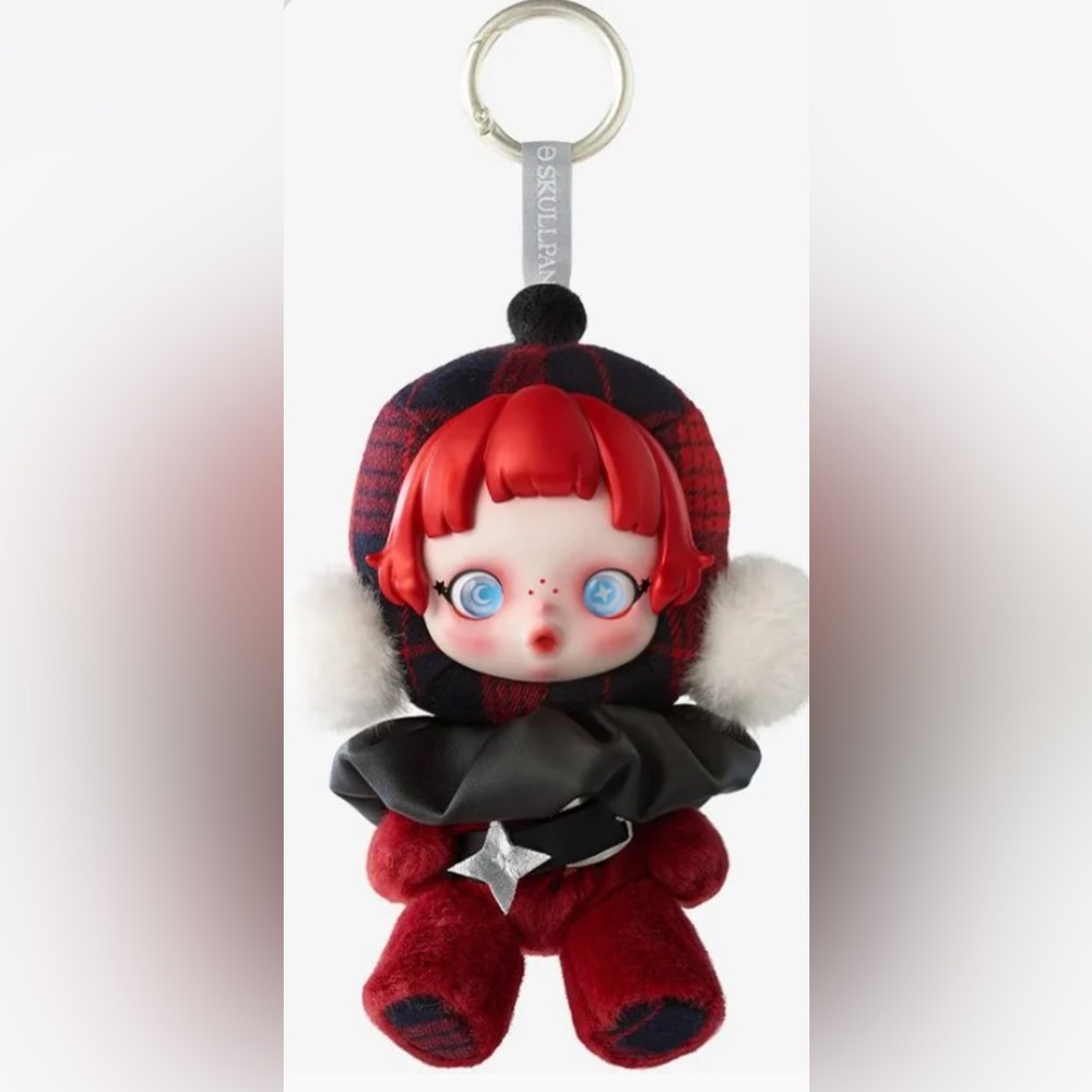 SKULLPANDA Open Box “Rock On” Doll Keychain